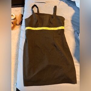 AUTHENTIC VINTAGE Y2K MINI DRESS WITH EMBROIDERY (READ DESCRIPTION)
